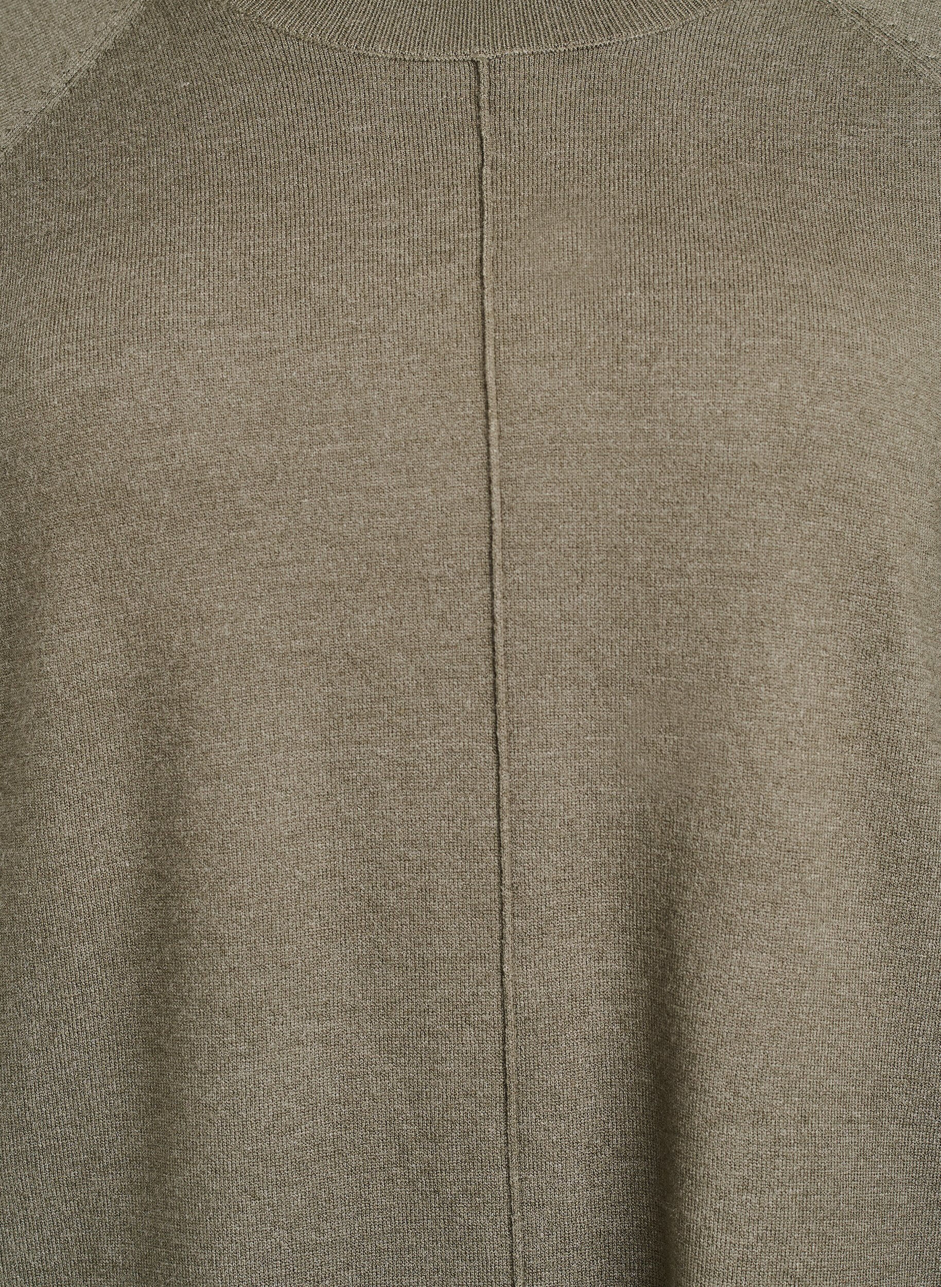 Zizzifashion Knit blouse with centre seam and raglan sleeves, Green, Packshot image number 2