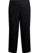 Loose trousers in linen and viscose, Black, Packshot image number 0