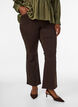 Ellen bootcut jeans in coloured denim, Brown, Model image number 2