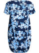 Short-sleeved, printed cotton dress, Blue, Packshot image number 1