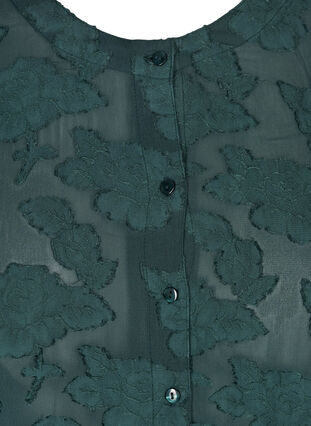 Transparent patterned shirt, Darkest Spruce, Packshot image number 2