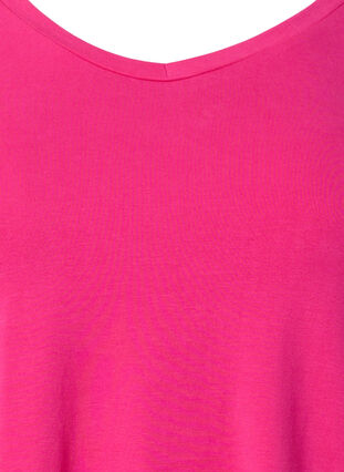 Basic plain cotton t-shirt, Beetroot Purple, Packshot image number 2
