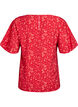 Floral blouse with batwing sleeves, Red, Packshot image number 1