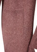 Ribbed Knit Cardigan with Pockets, Red, Packshot image number 3