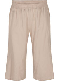 7/8 trousers in a cotton blend with linen
