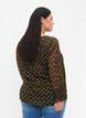 Blouse with print and long sleeves, Green Ethnic AOP, Model image number 1
