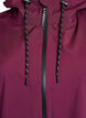 Rain jacket with pockets and a hood, Dark Bordeaux, Packshot image number 2