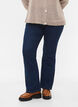 High-waisted Ellen bootcut jeans, Blue, Model image number 2