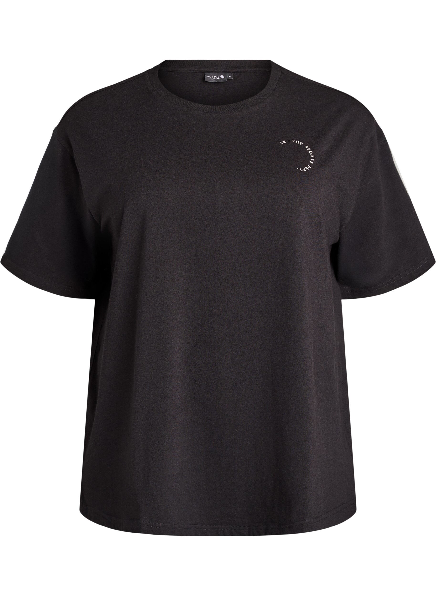Sporty t-shirt in organic cotton