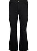 FLASH - High waisted jeans with bootcut, Black, Packshot image number 0
