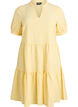 Short A-line dress, Yellow, Packshot image number 0