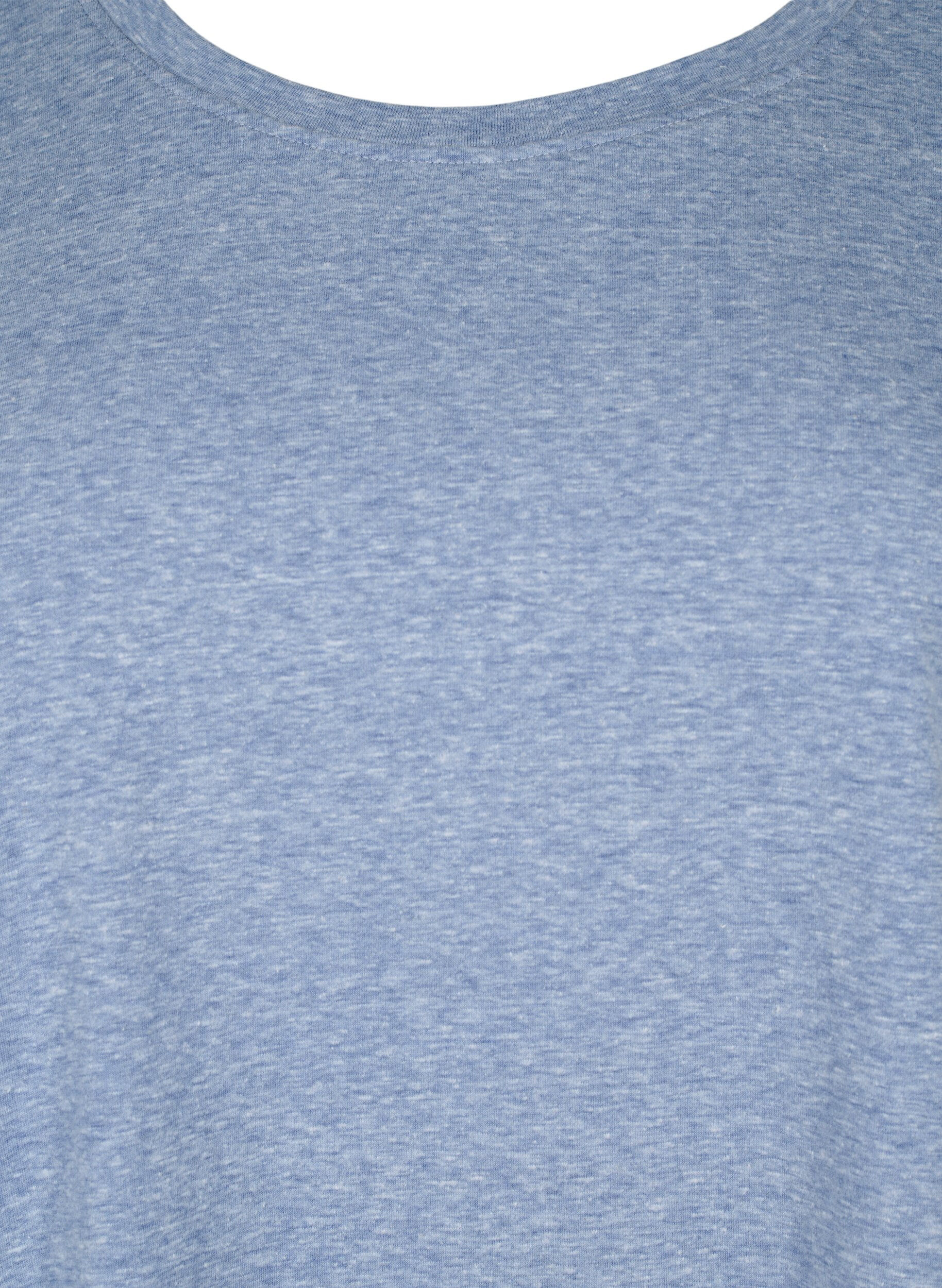 ZizzifashionMelange t-shirt with short sleeves, Blue, Packshot image number 2