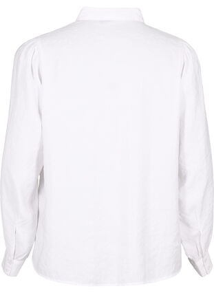 Long-sleeved shirt in TENCEL™ Modal, Bright White, Packshot image number 1