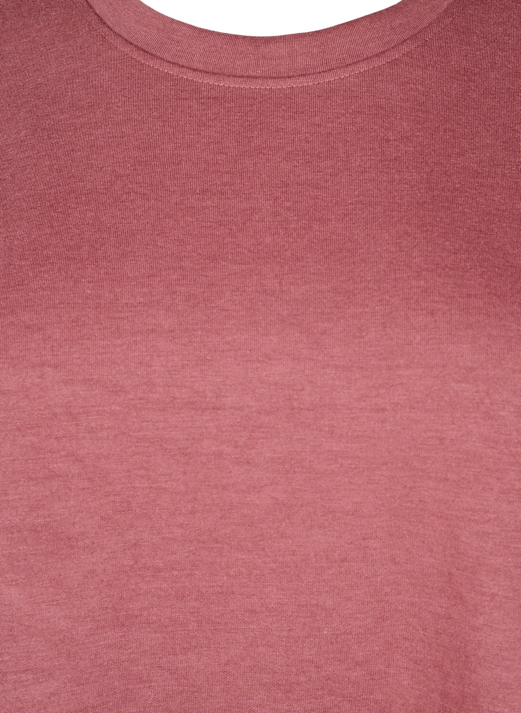 Zizzifashion Sweatshirt with crew neck, Brown, Packshot image number 2