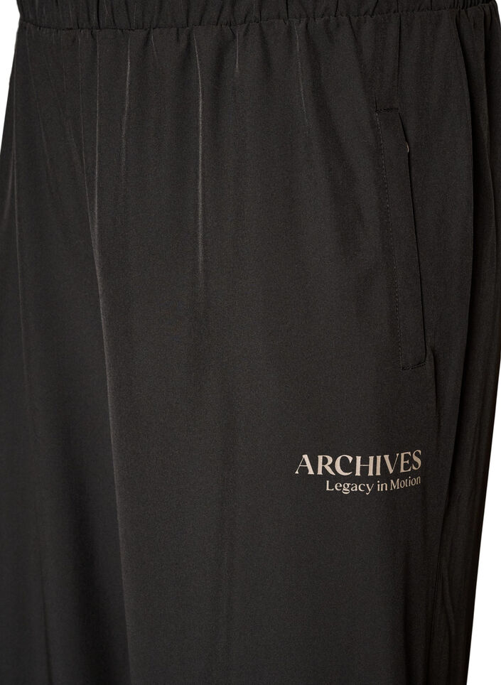 Training trousers with balloon legs, Black, Packshot image number 2