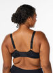 Padded lace bra with underwire, Black, Model image number 2