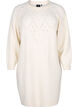 Knitted dress with pattern and beads, Birch Mel., Packshot image number 0