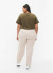 Trousers with straight fit, Beige, Model image number 1