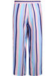 Loose viscose trousers with stripes, Blue, Packshot image number 1