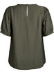 Viscose blouse with 1/2 sleeves, Green, Packshot image number 1