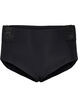2-pack panties with lace and regular waist, Black, Packshot image number 2
