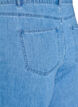 Kiana jeans with a straight fit and bold stitching, Light Blue, Packshot image number 3