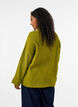 Knitted top with turtleneck, Green, Model image number 2