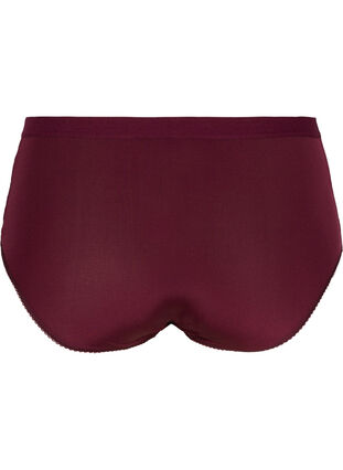 Underwear with lace and regular waist, Bordeaux Ass, Packshot image number 1