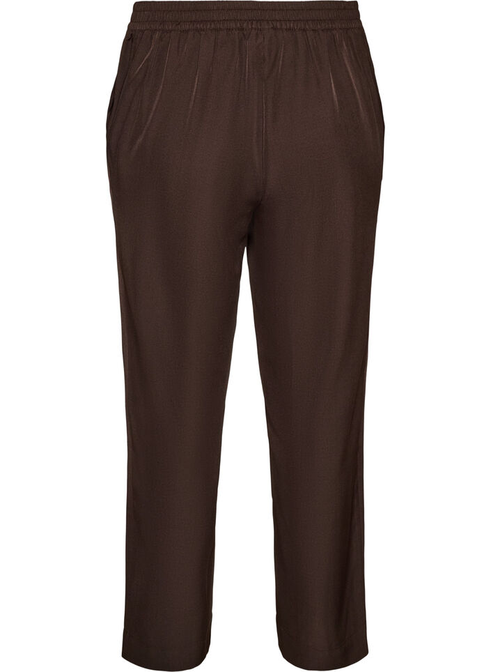 Loose trousers with pockets, Brown, Packshot image number 1