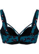 Bikini top with ruching and string, Leopard, Packshot image number 1