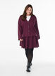 Cardigan with v-neck and wide sleeves, Dark Bordeaux, Model image number 1