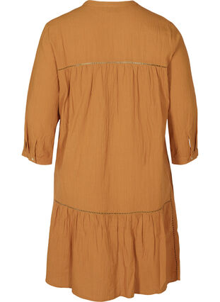 Cotton A-line dress, Chipmunk, Packshot image number 1
