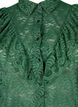 Lace shirt dress with frills, Hunter Green, Packshot image number 2