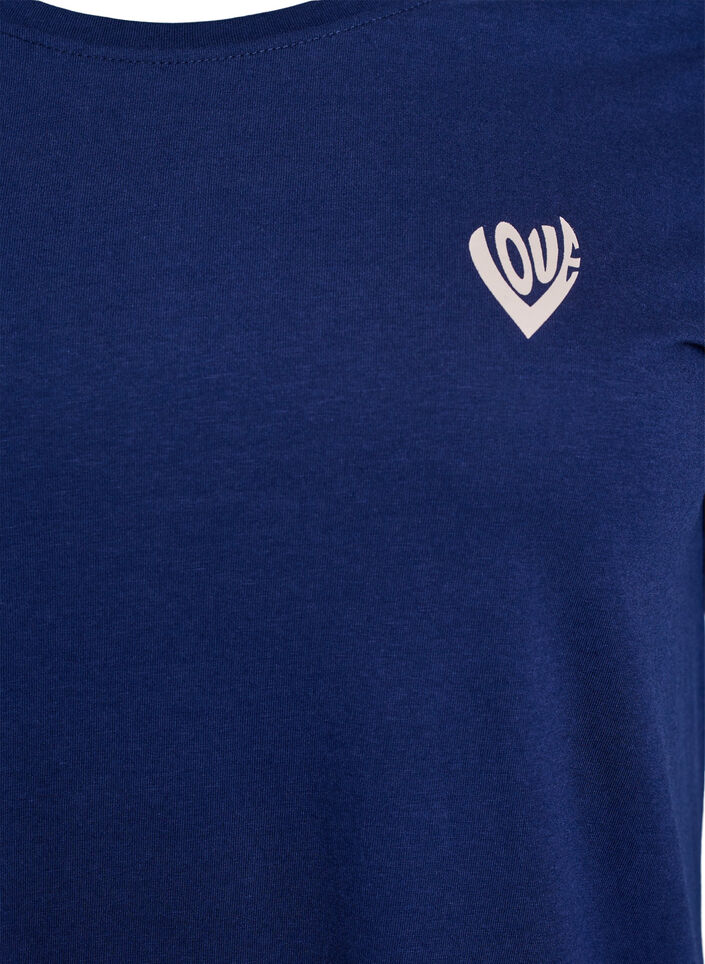 FLASH - T-shirt with motif, Blue, Packshot image number 2