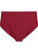 High-waisted bikini bottoms with texture, Red, Packshot image number 1