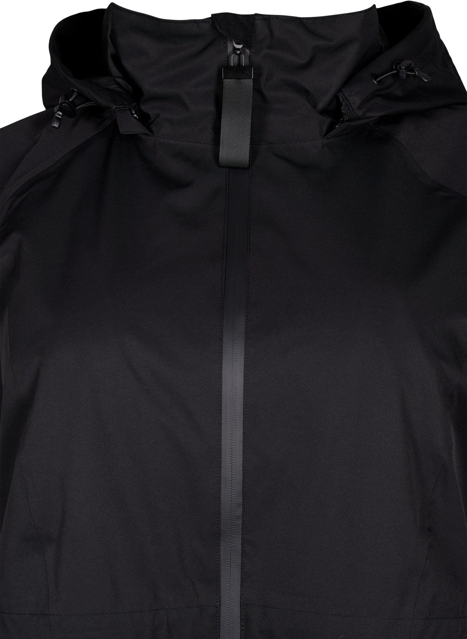 Zizzifashion Functional coat with pockets and hood, Black, Packshot image number 2