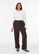 Loose trousers with pockets, Brown, Model image number 0