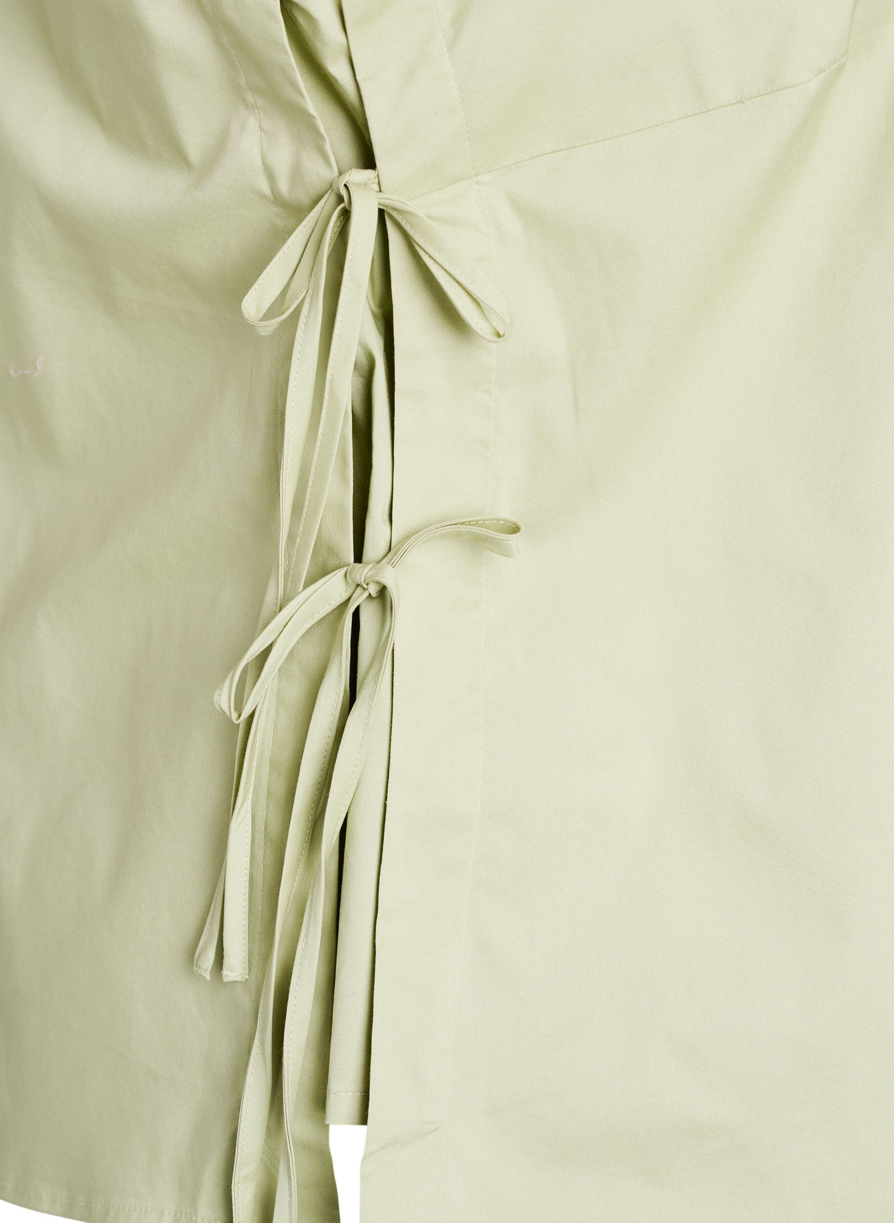 Zizzifashion Sleeveless top with tie detail at the sides, Green, Packshot image number 3