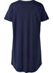 Short-sleeved nightgown in organic cotton, Blue, Packshot image number 1