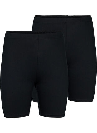FLASH - 2-pack cycling shorts, Black/Black, Packshot image number 0