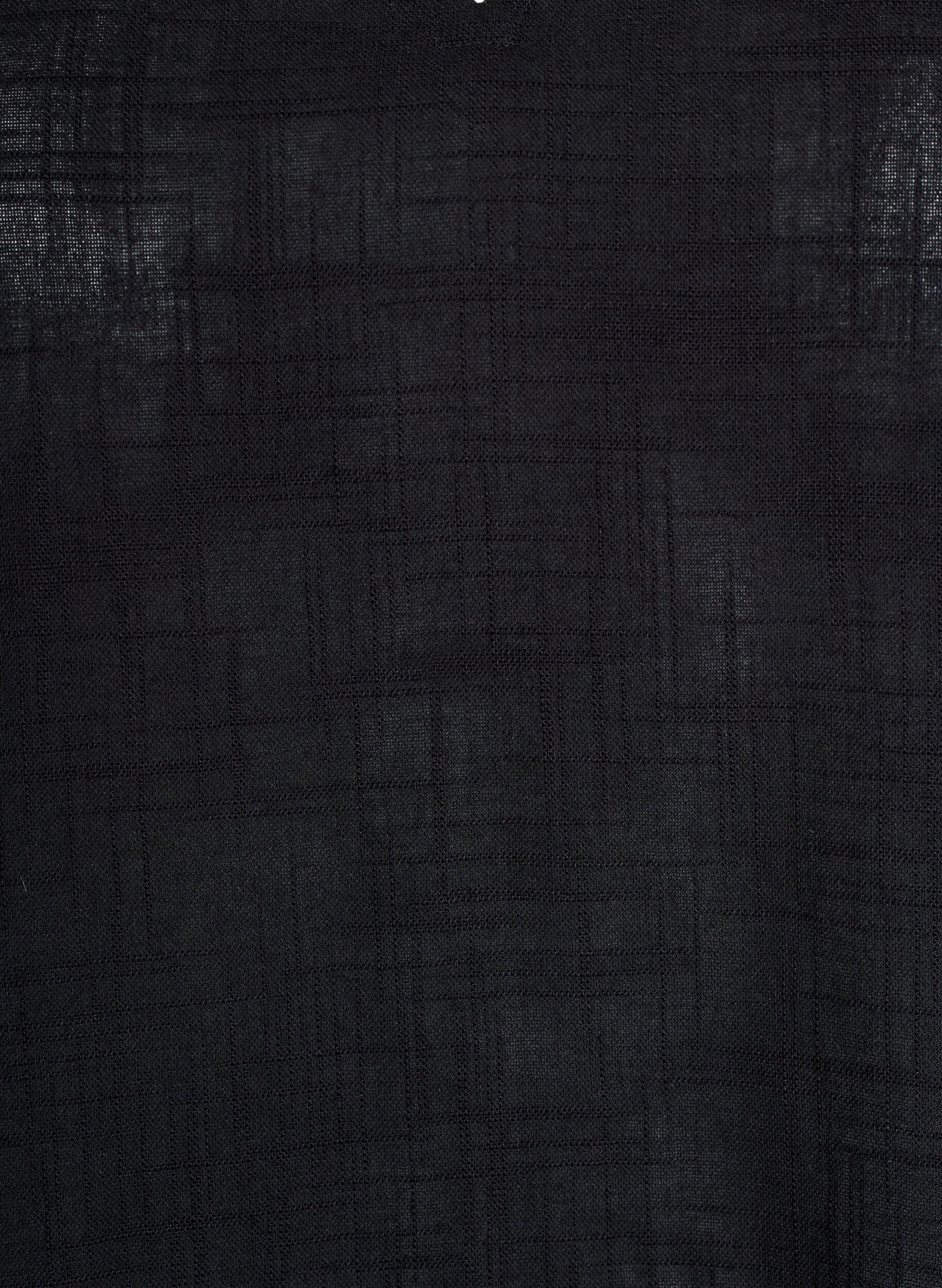 Zizzifashion FLASH - Loose blouse with cap sleeves, Black, Packshot image number 2