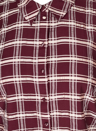 Checked shirt with puff sleeves, Port Royal Check, Packshot image number 2