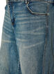 Barrel fit jeans with a distressed wash, Blue, Packshot image number 2