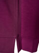 Long-sleeved jersey blouse with a round neck, Purple, Packshot image number 3