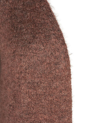 Long, marled knitted cardigan with pockets, Wild Ginger MEL, Packshot image number 2