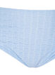Bikini briefs with a tai-cut and textured pattern, Blue, Packshot image number 2