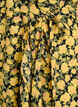 Floral wrap dress with short sleeves, Yellow, Packshot image number 3