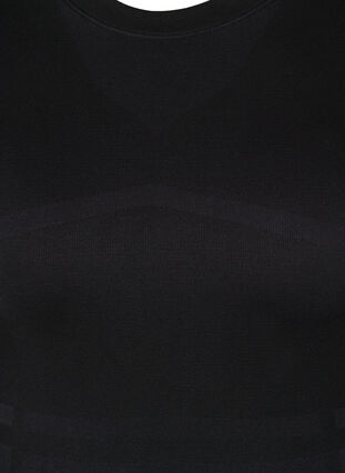 Seamless, patterned ski undershirt, Black, Packshot image number 2