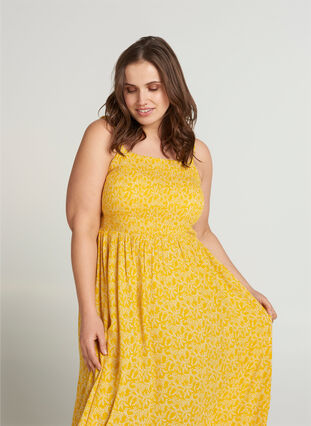 Dress, Yellow Branch, Model image number 0