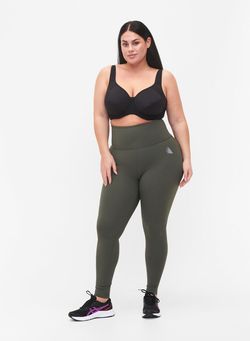 CORE, HIGH SUPPORT WIRE BRA - Sports bra with underwire, Black, Model image number 1